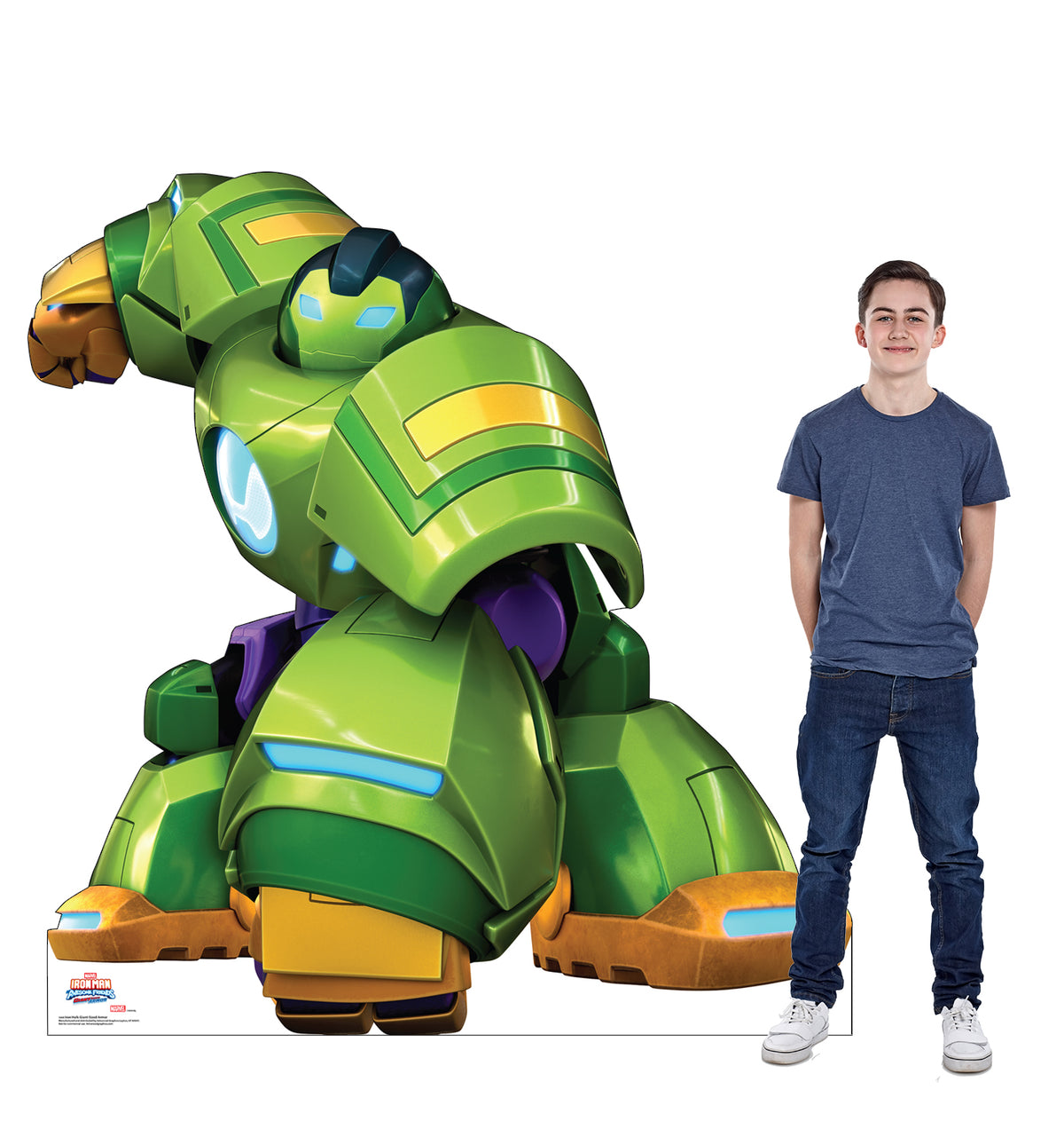 Life-Size Iron Hulk Iron Man and His Awesome Friends Giant-Sized Armor Cardboard Cutout - All Cutouts