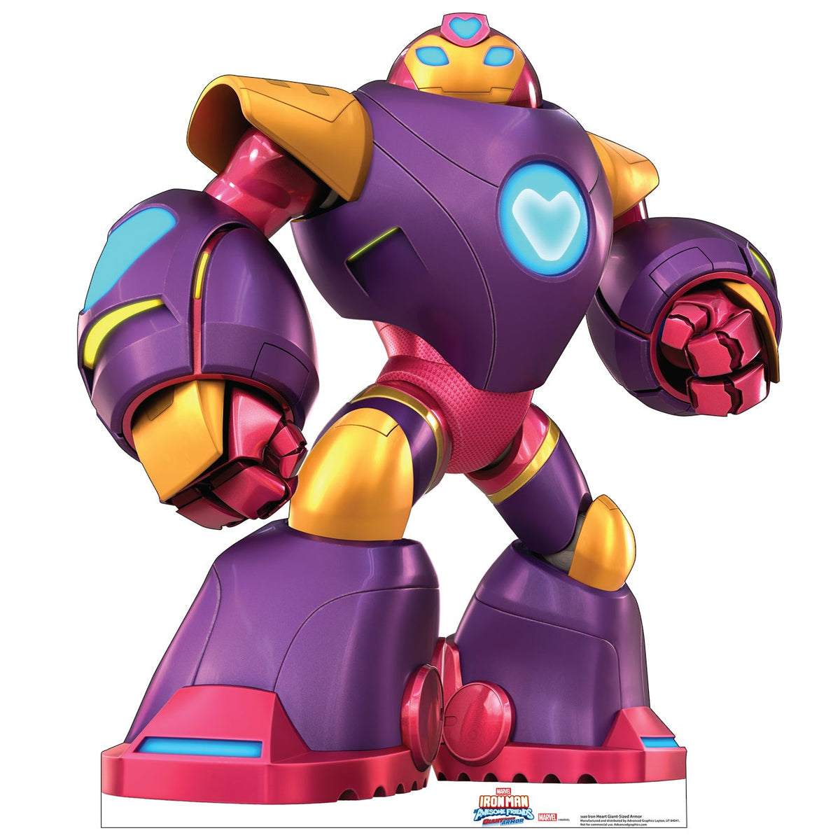 Life-Size Iron Heart Iron Man and His Awesome Friends Giant-Sized Armor Cardboard Cutout - All Cutouts