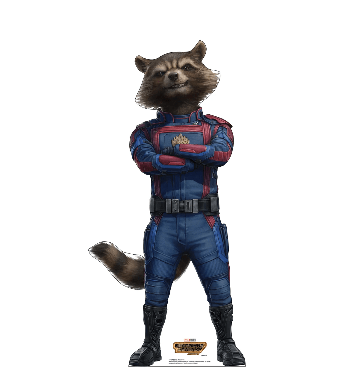 Life-Size Rocket Raccoon (Guardians of the Galaxy Vol. 3) Cardboard Cutout - All Cutouts