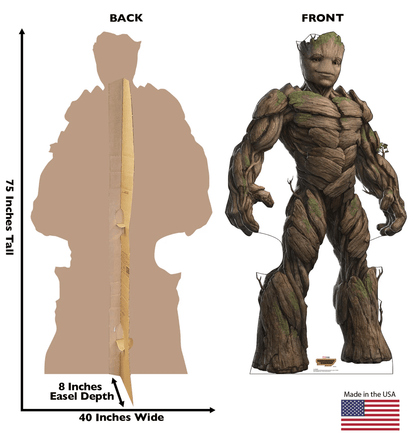 Life-Size Groot (Guardians of the Galaxy Vol. 3) Cardboard Cutout - All Cutouts