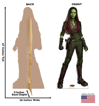 Life-Size Gamora (Guardians of the Galaxy Vol. 3) Cardboard Cutout - All Cutouts