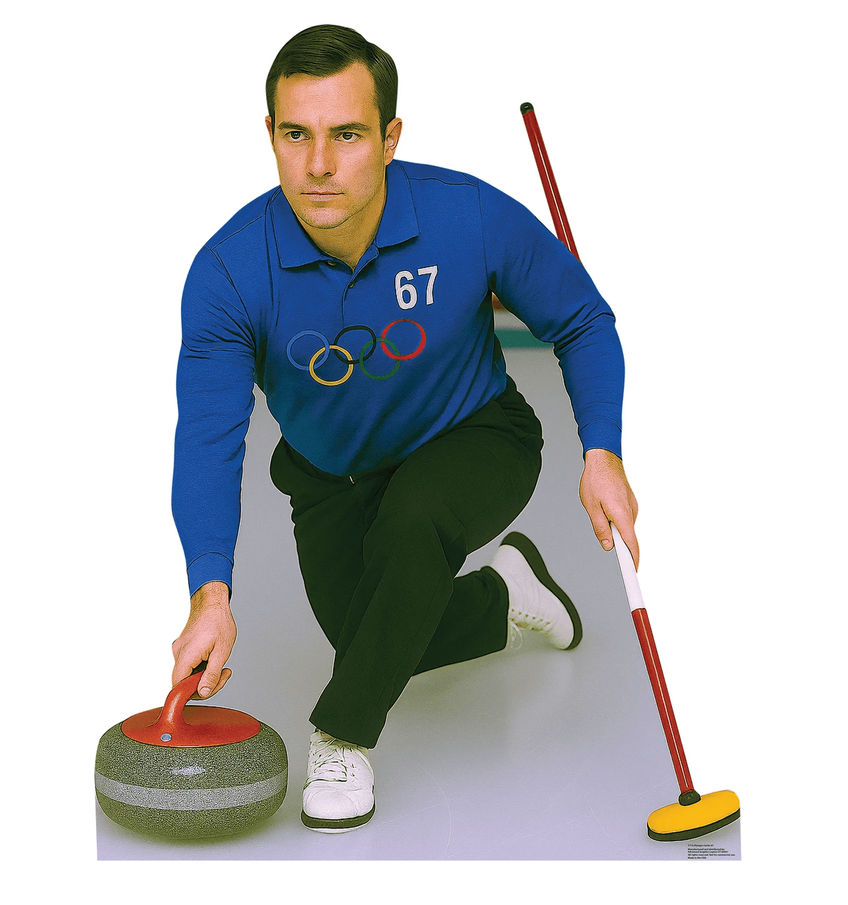 Life-Size Olympic Curler 67 Cardboard Cutout - All Cutouts