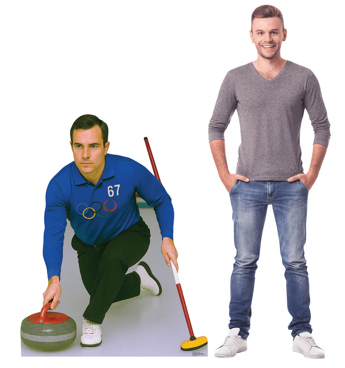 Life-Size Olympic Curler 67 Cardboard Cutout - All Cutouts