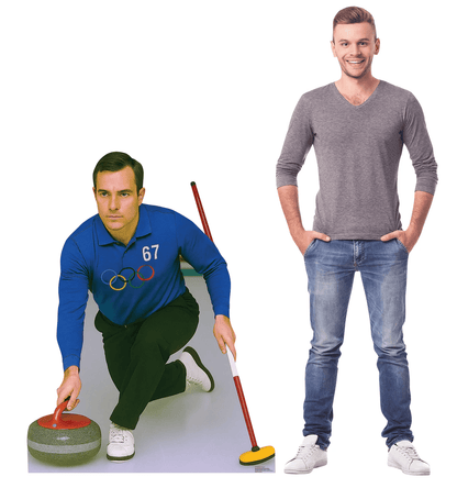 Life-Size Olympic Curler 67 Cardboard Cutout - All Cutouts