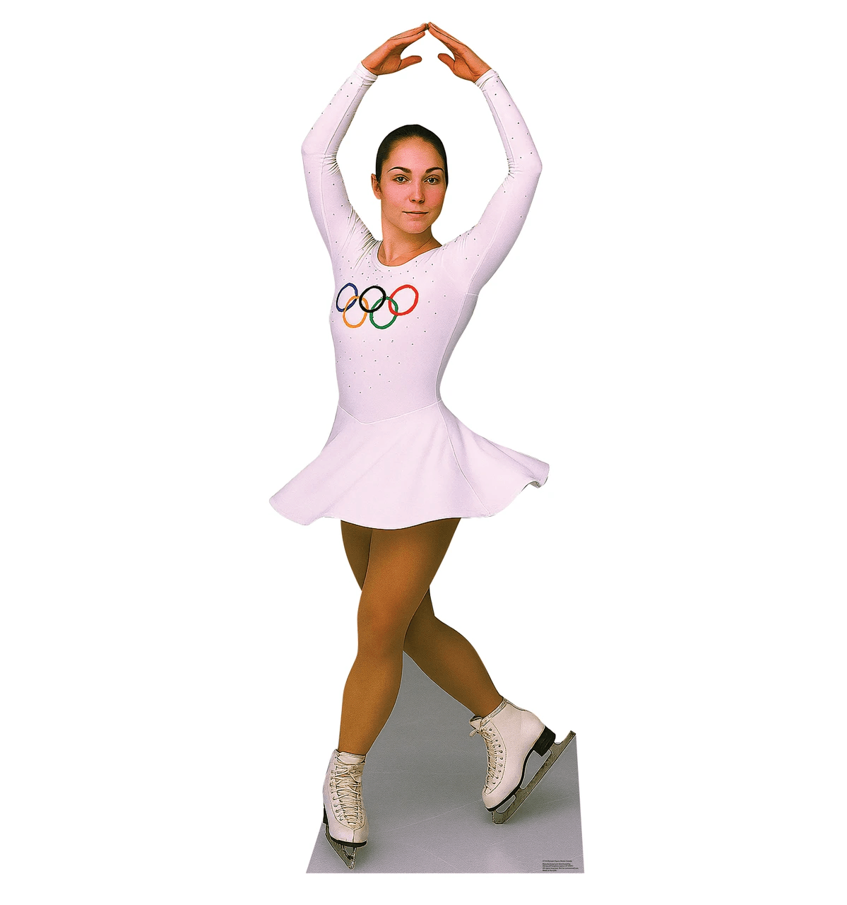 Life-Size Olympic Figure Skater Female Cardboard Cutout - All Cutouts