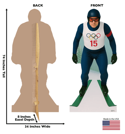 Life-Size Olympic Ski Jumper Cardboard Cutout - All Cutouts