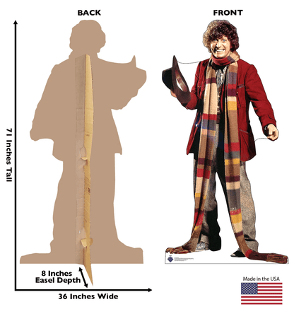 Life-Size Fourth Doctor Who Cardboard Cutout - All Cutouts