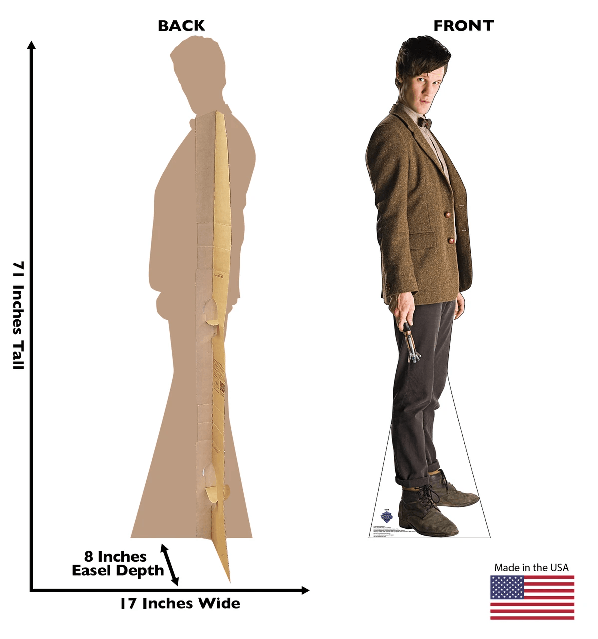 Life-Size Eleventh Doctor Who Cardboard Cutout - All Cutouts
