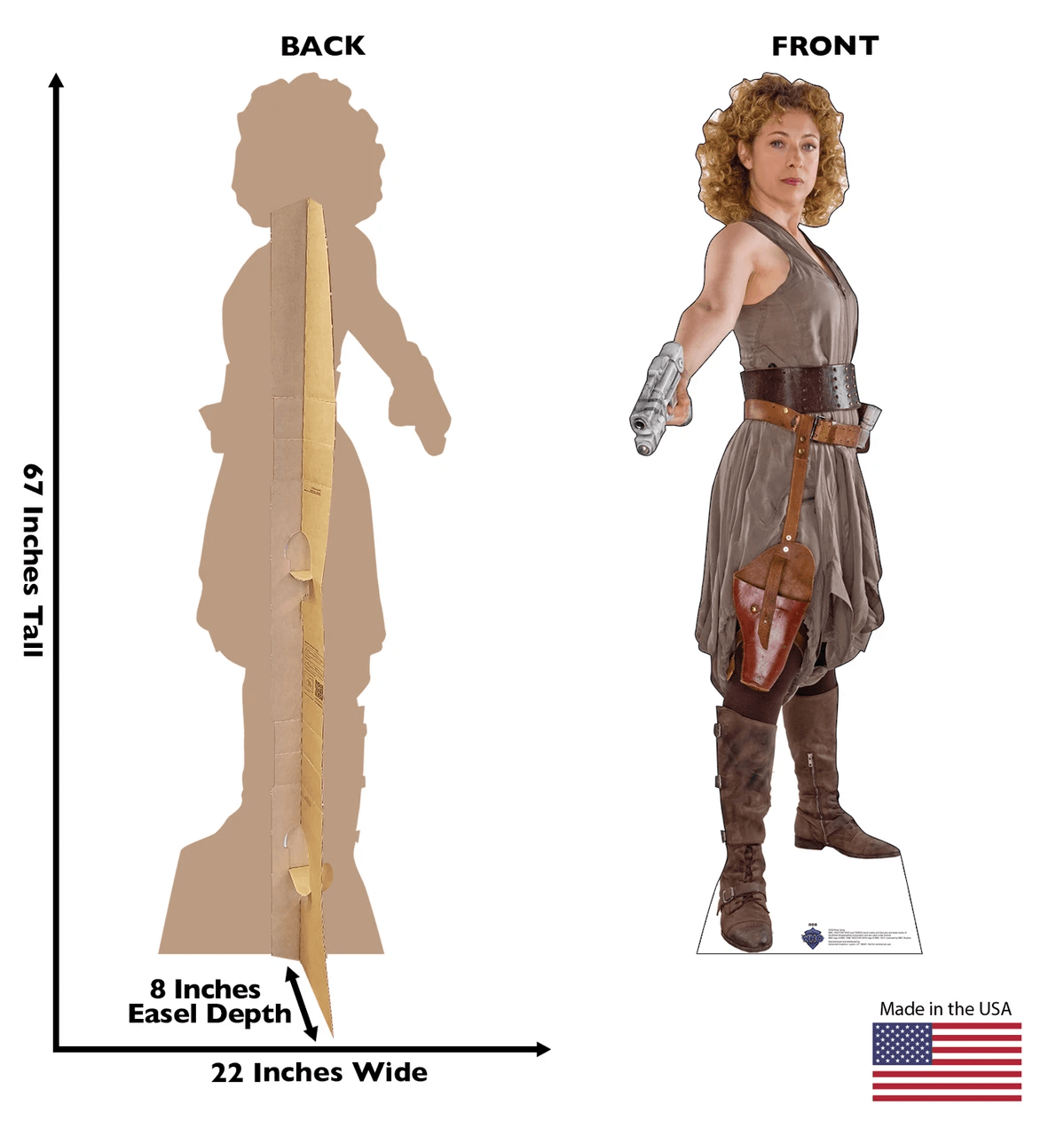 Life-Size River Song (Doctor Who) Cardboard Cutout - All Cutouts