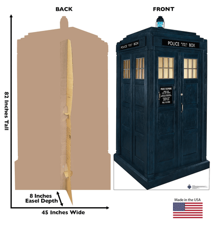Life-Size TARDIS (Doctor Who) Cardboard Cutout - All Cutouts