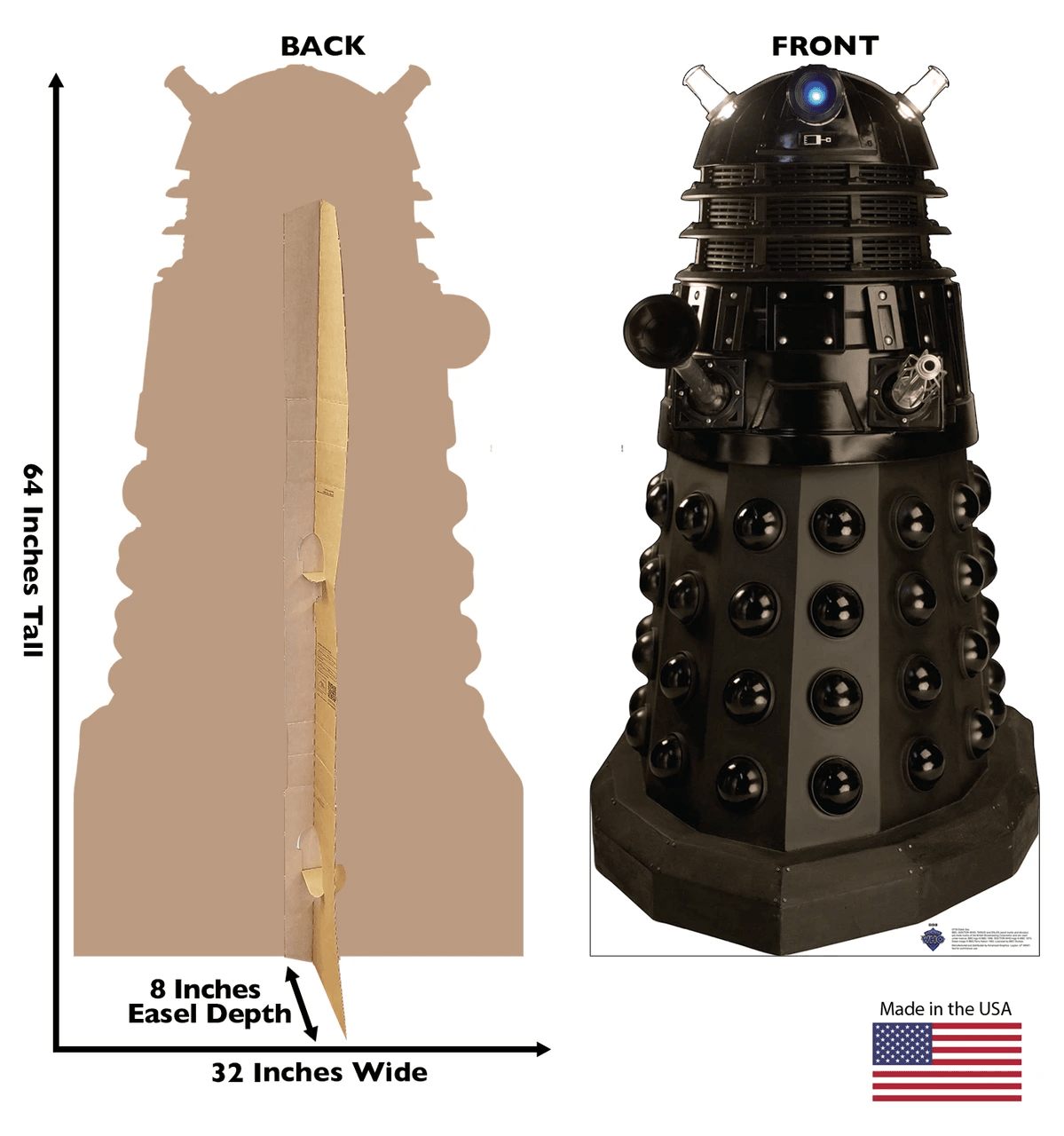 Life-Size Dalek Sec (Doctor Who) Cardboard Cutout - All Cutouts