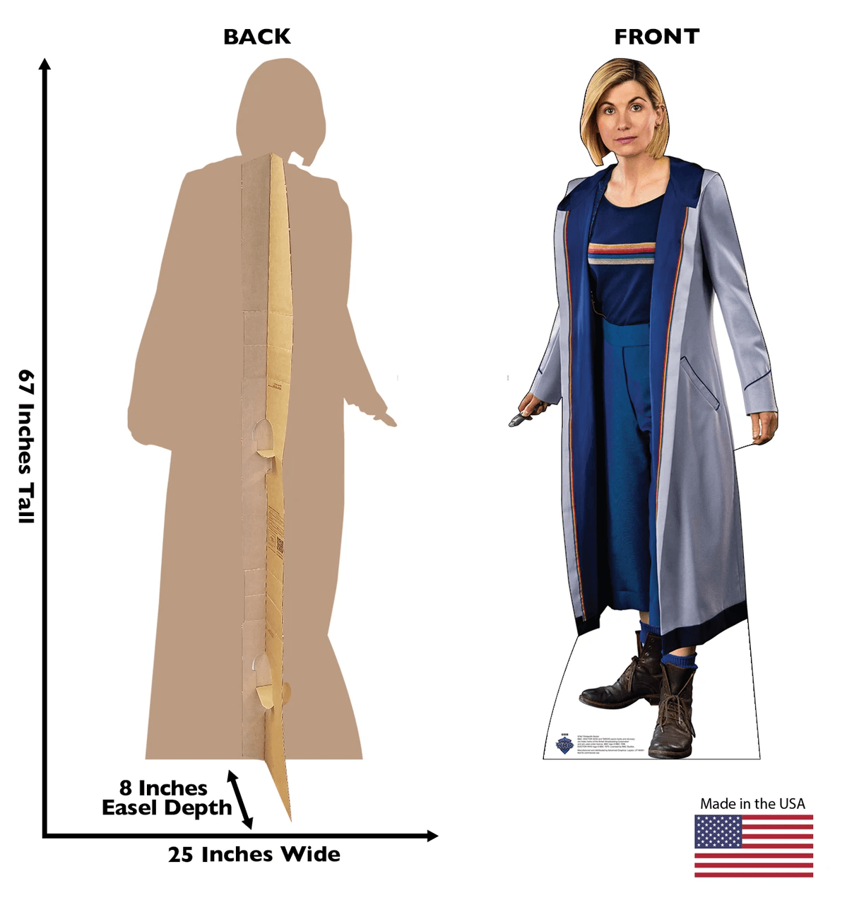 Life-Size Thirteenth Doctor Who Cardboard Cutout - All Cutouts
