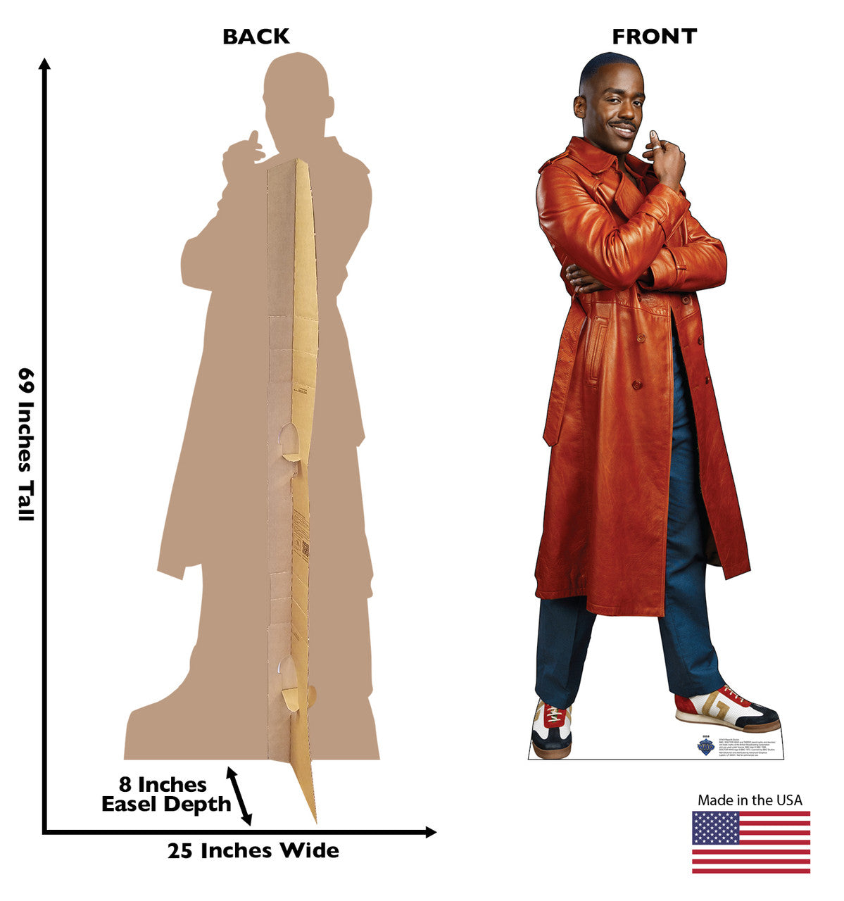 Life-Size Fifteenth Doctor Who Cardboard Cutout - All Cutouts