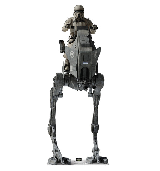 Life-Size Imperial Remnant AT-RT™ & Driver (Mandalorian & Grogu Movie) Cardboard Cutout - All Cutouts