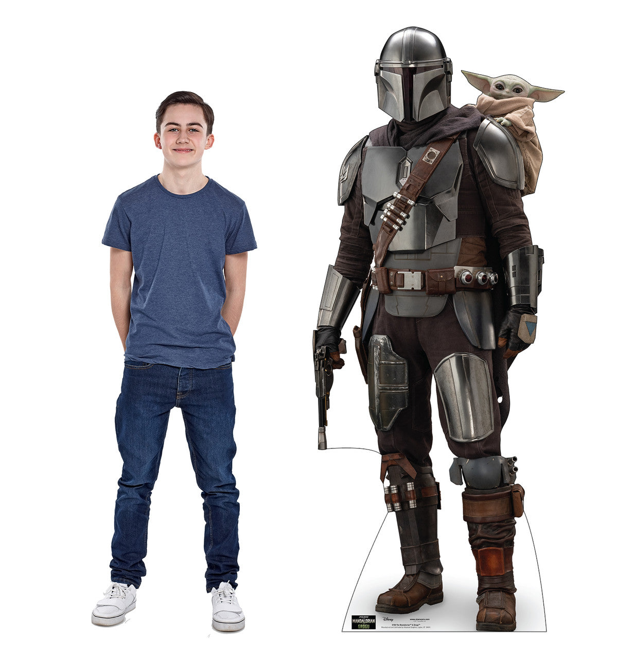 Life-Size The Mandalorian™ & Grogu™ (Mandalorian & Grogu Movie) Cardboard Cutout - All Cutouts
