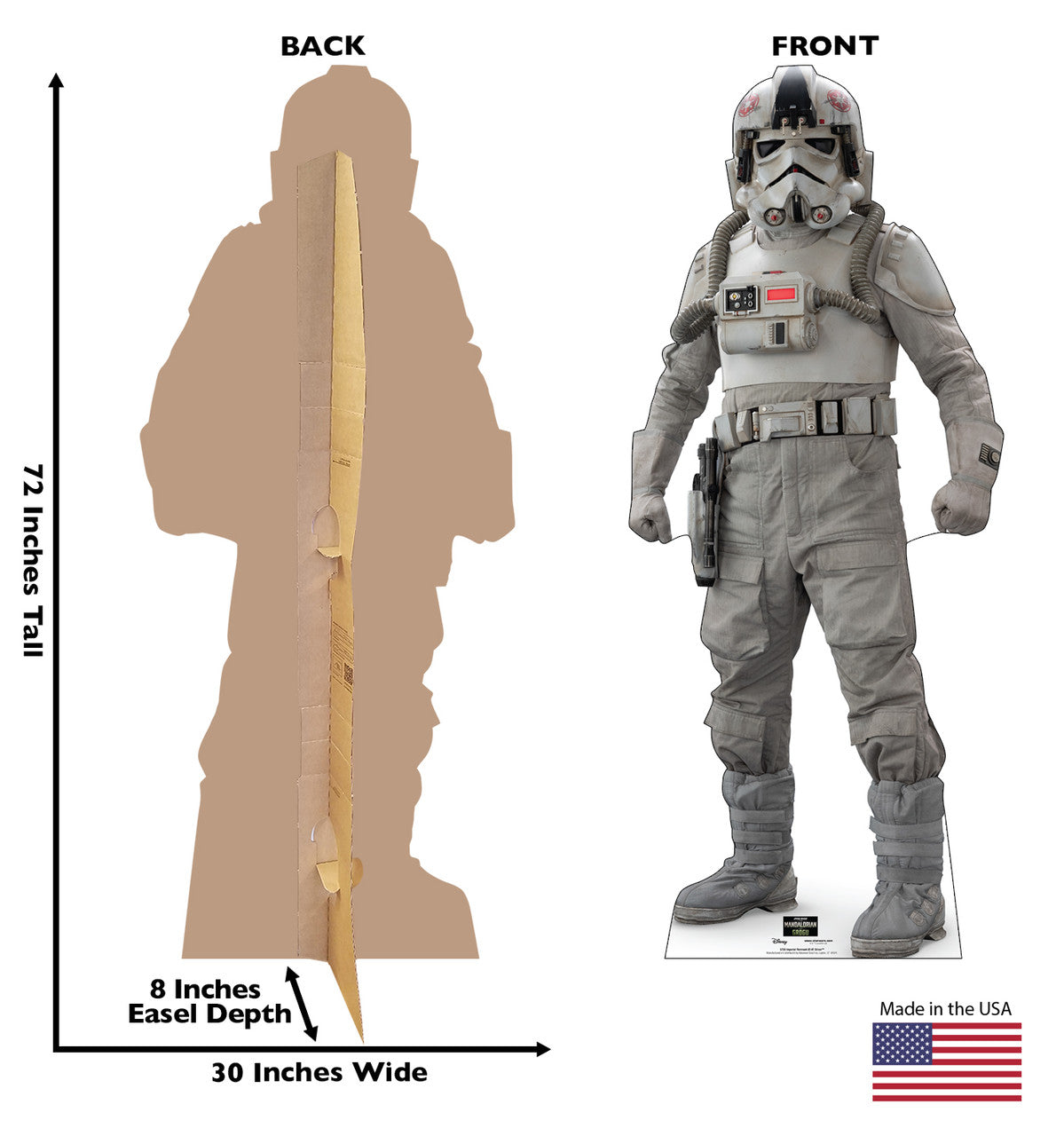 Life-Size Imperial Remnant AT-AT Driver™ (Mandalorian & Grogu Movie) Cardboard Cutout - All Cutouts