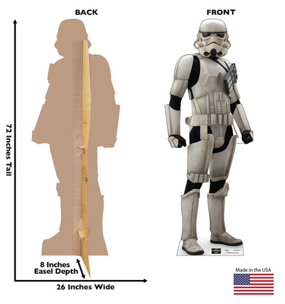 Life-Size Imperial Remnant Stormtrooper™ (Mandalorian & Grogu Movie) Cardboard Cutout - All Cutouts