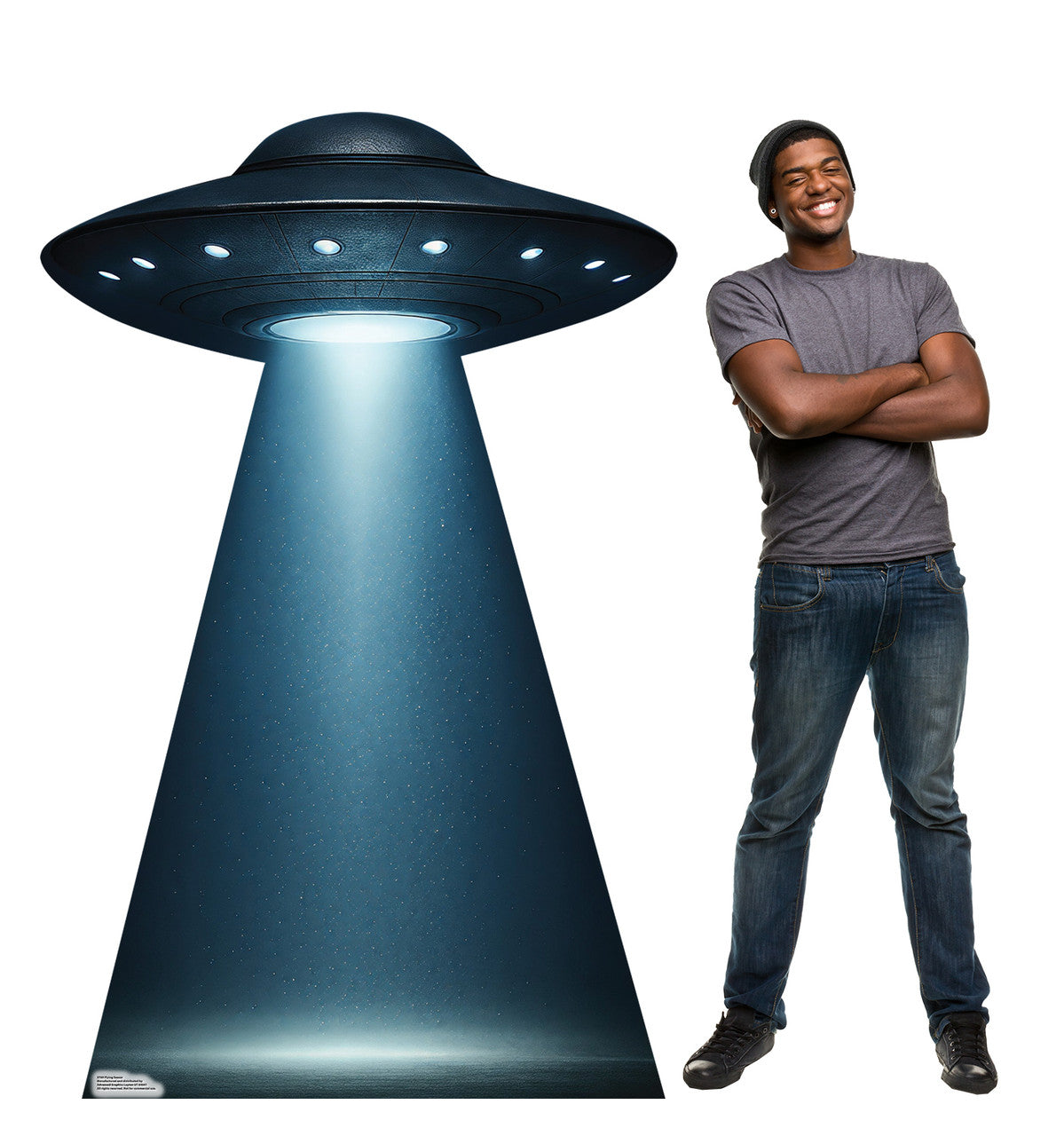 Life-Size Flying Saucer Cardboard Cutout - All Cutouts