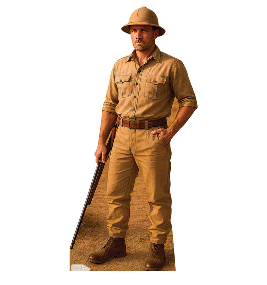 Life-Size Hunter African Safari Cardboard Cutout - All Cutouts