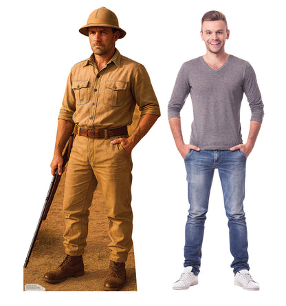 Life-Size Hunter African Safari Cardboard Cutout - All Cutouts