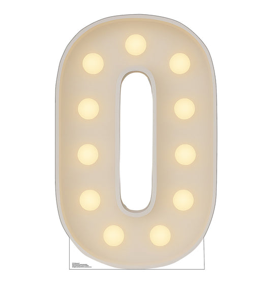 Life-Size Marquee 0 Cardboard Cutout - All Cutouts