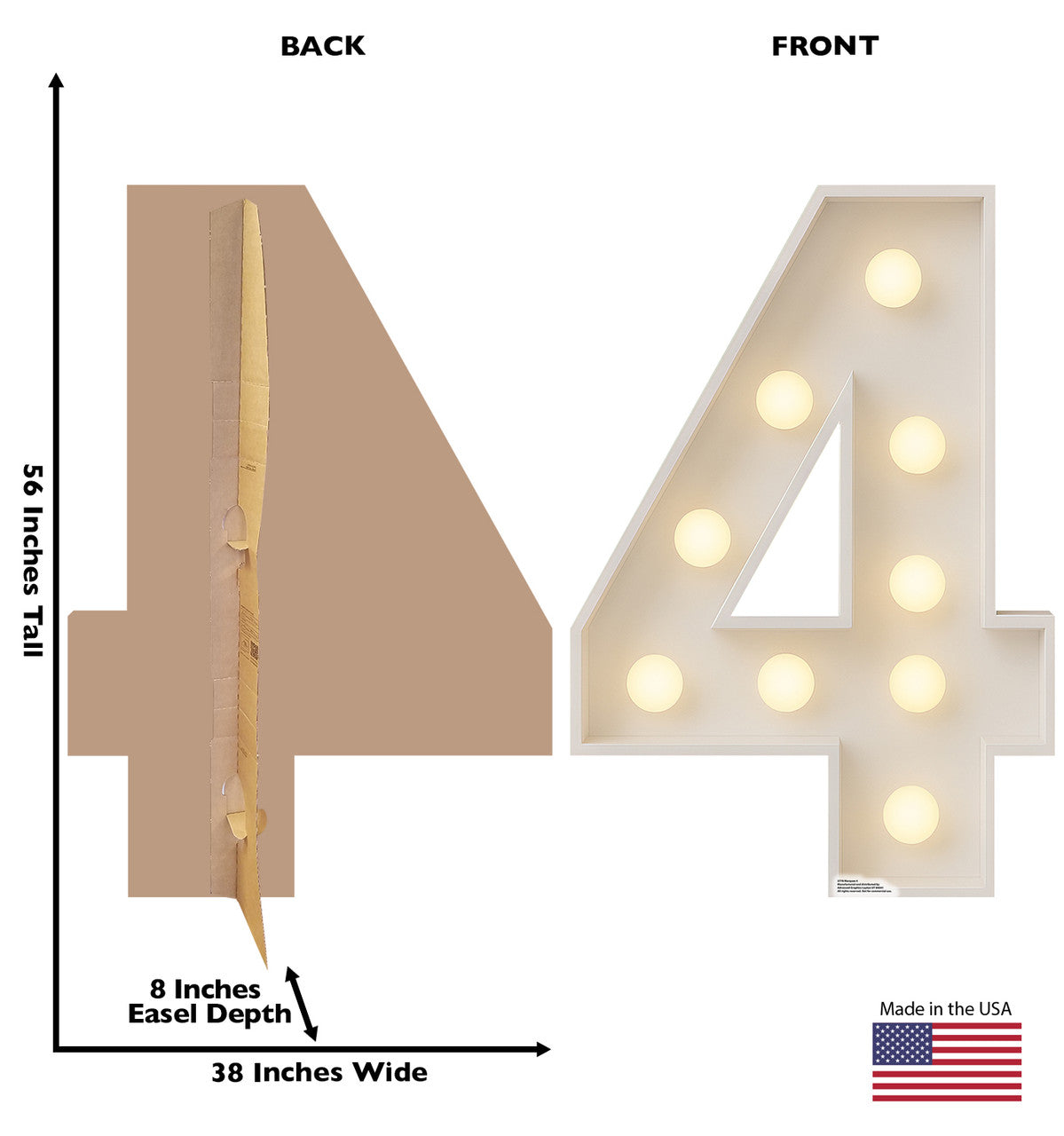 Life-Size Marquee 4 Cardboard Cutout - All Cutouts