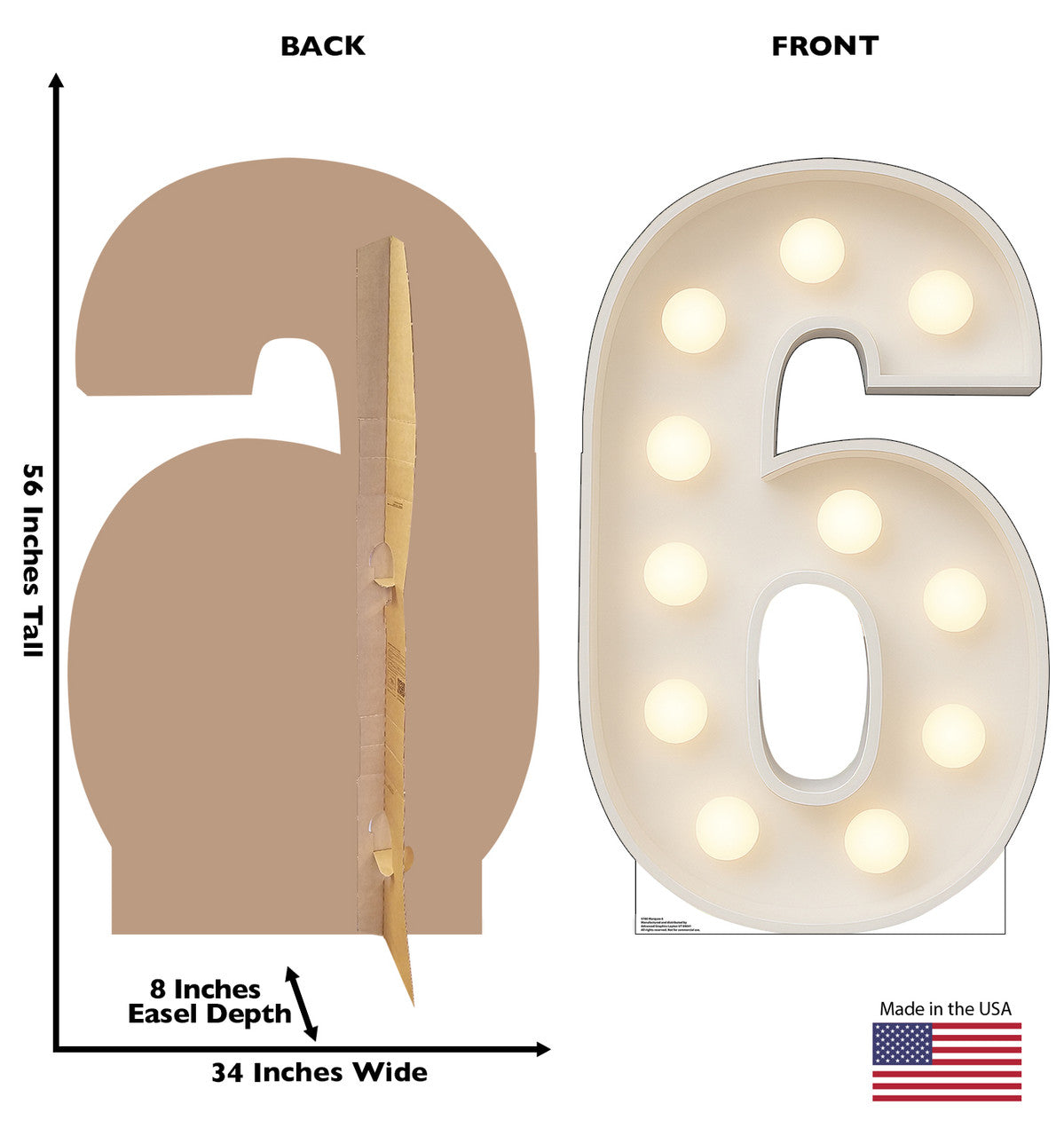Life-Size Marquee 6 Cardboard Cutout - All Cutouts