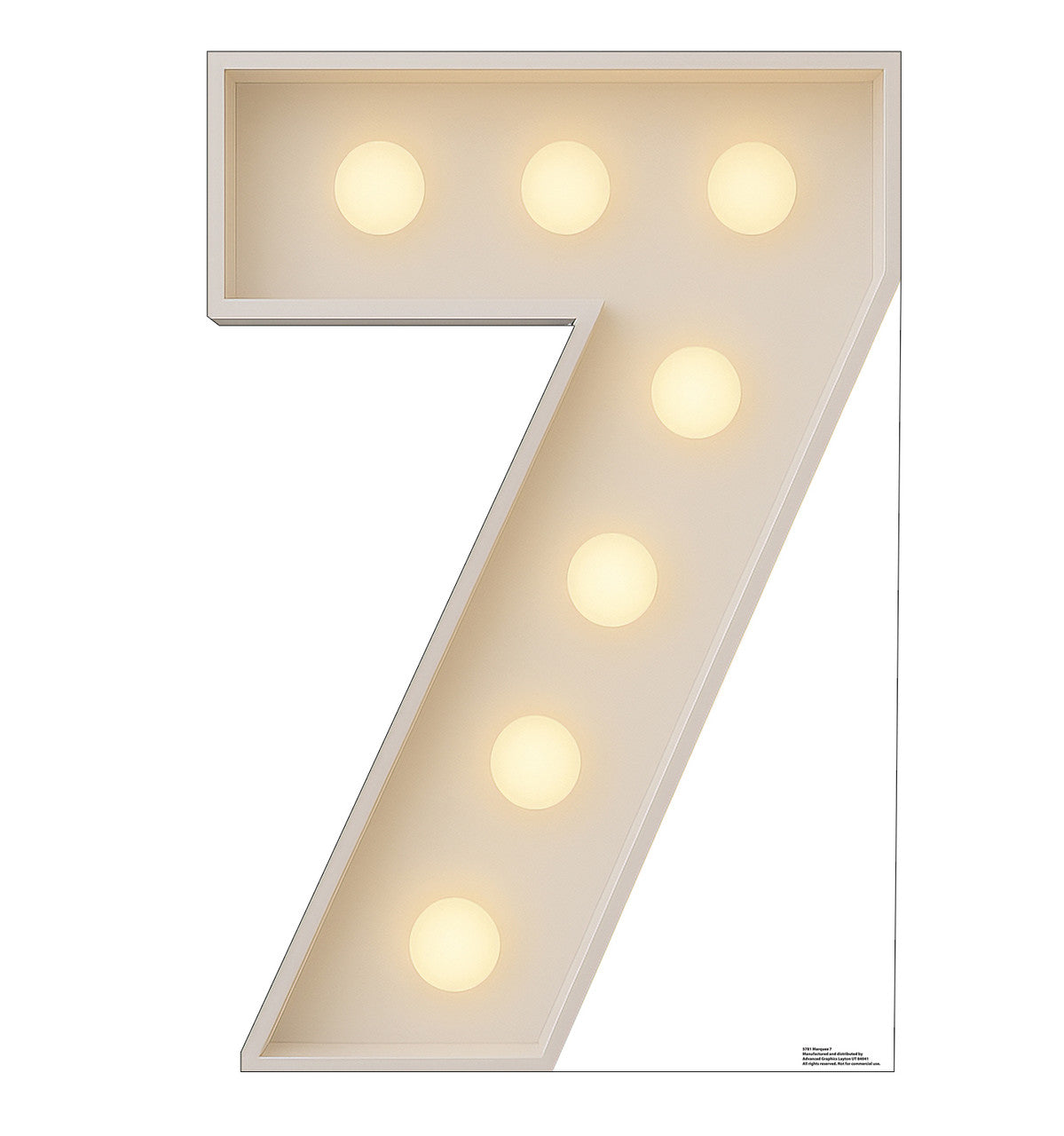 Life-Size Marquee 7 Cardboard Cutout - All Cutouts