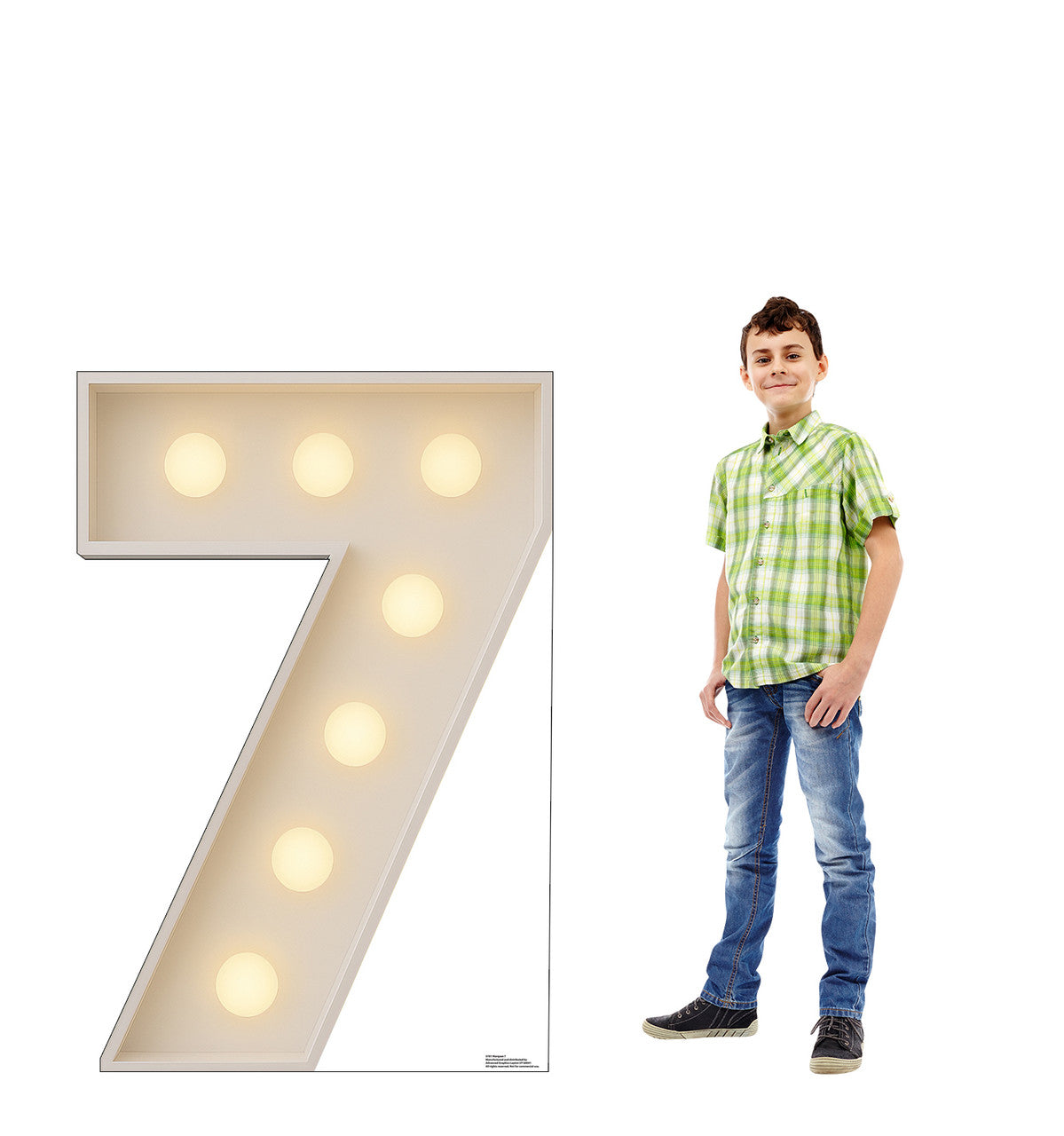Life-Size Marquee 7 Cardboard Cutout - All Cutouts