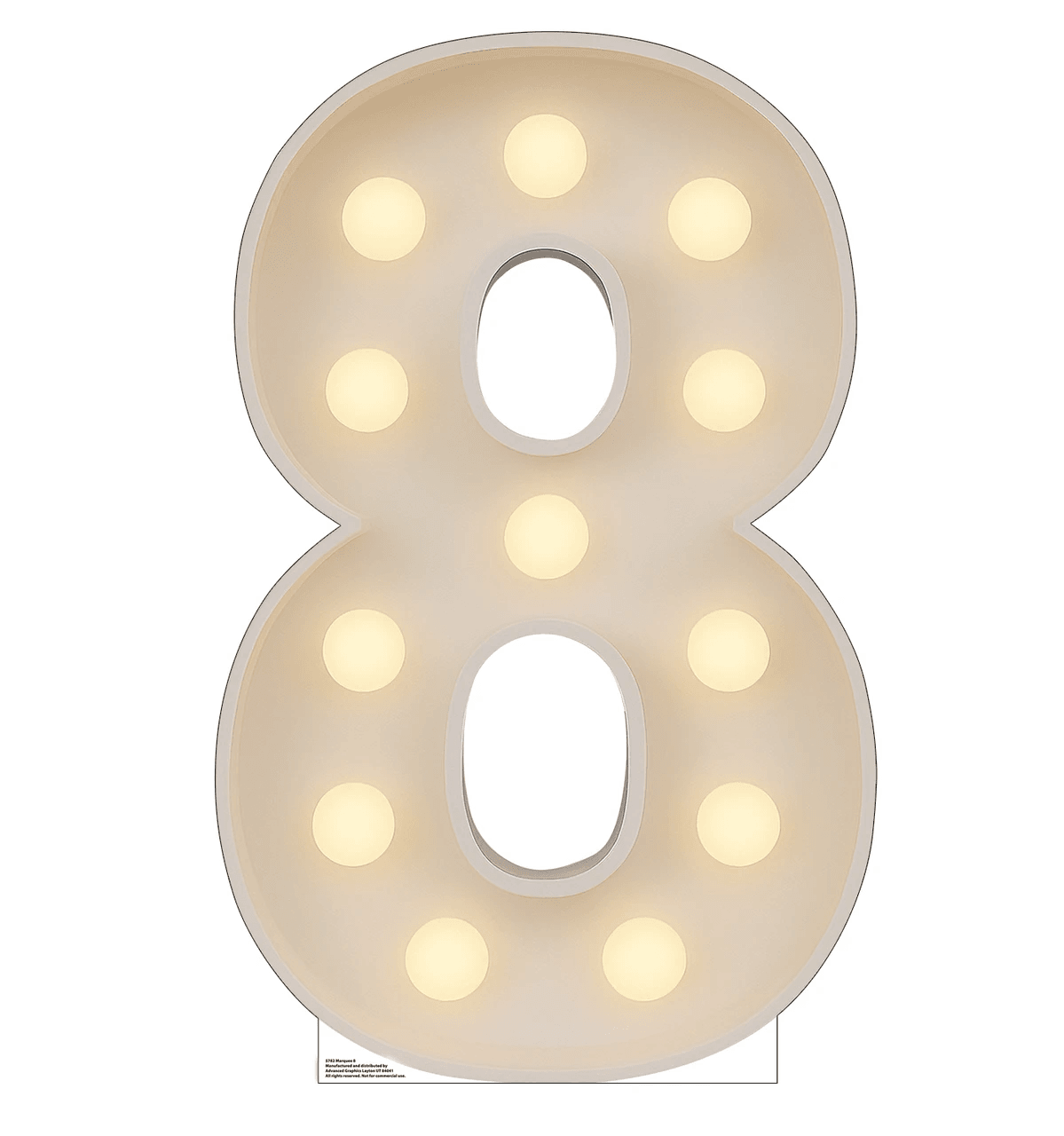 Life-Size Marquee 8 Cardboard Cutout - All Cutouts