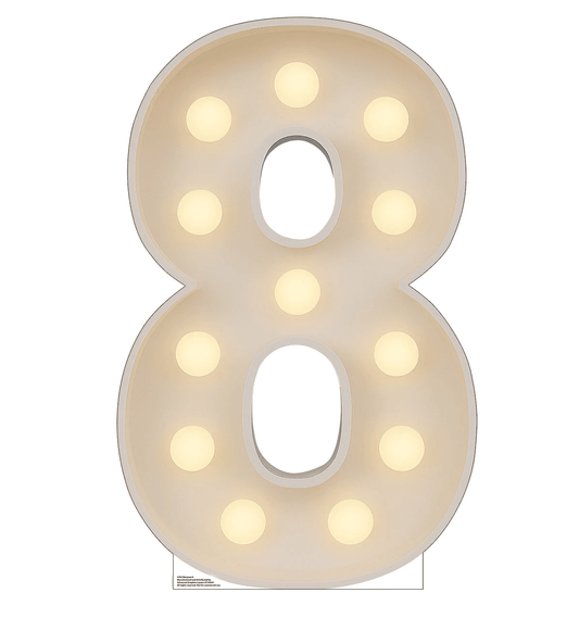 Life-Size Marquee 8 Cardboard Cutout - All Cutouts