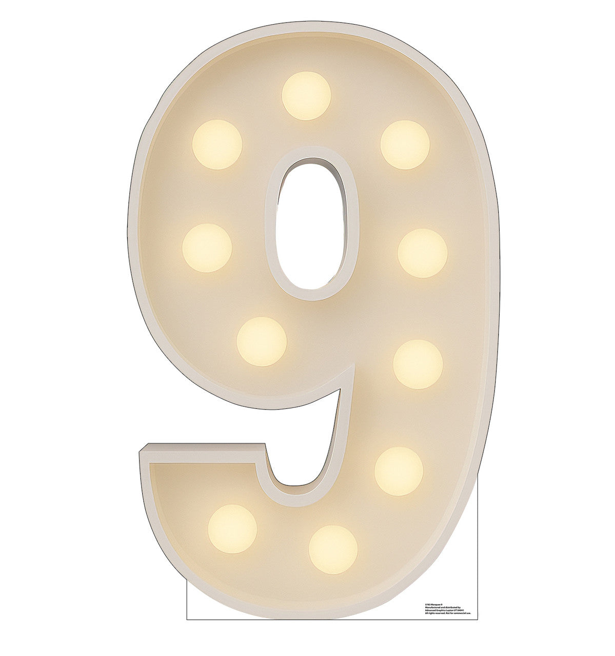 Life-Size Marquee 9 Cardboard Cutout - All Cutouts