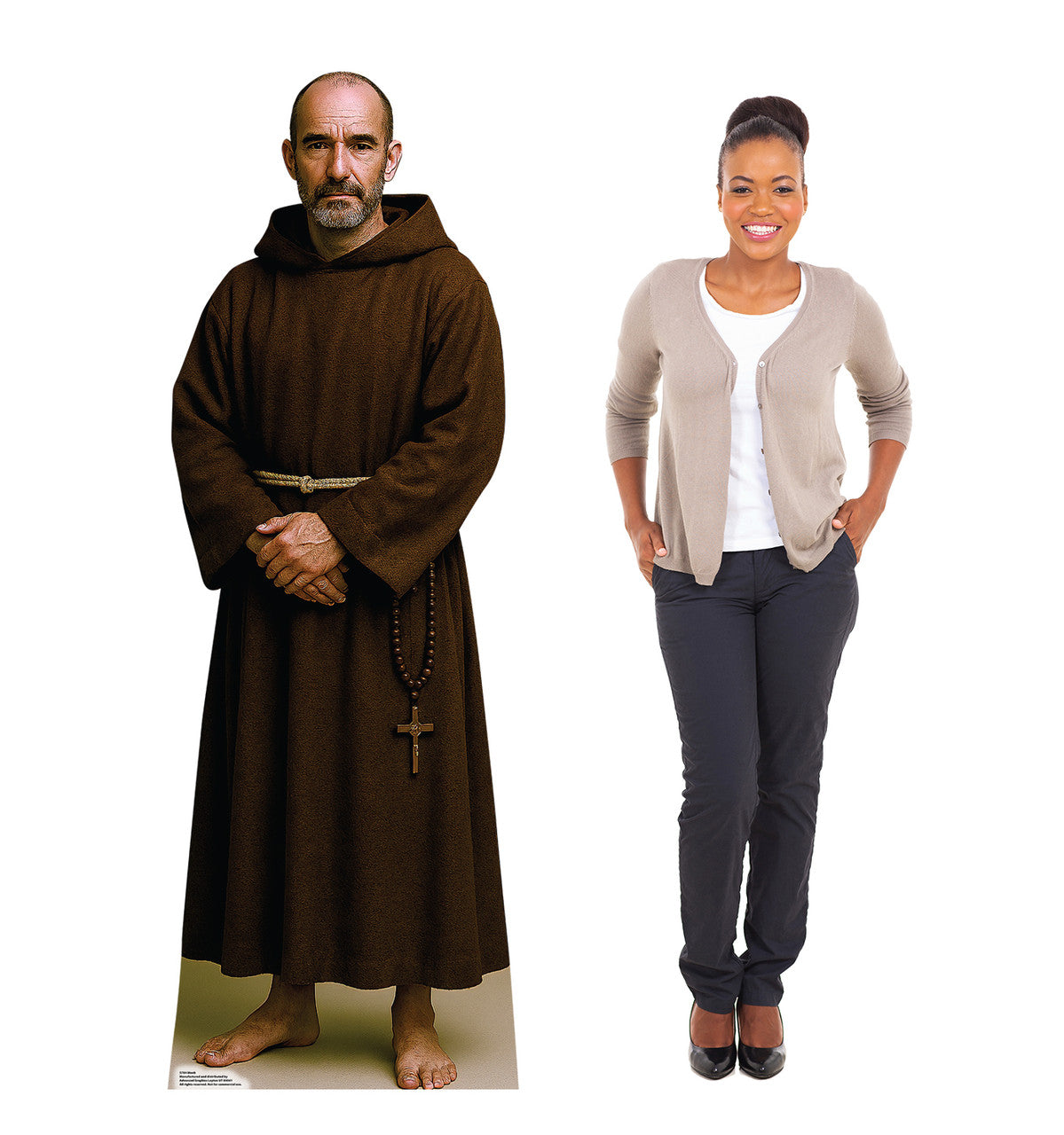 Life-Size Monk Cardboard Cutout - All Cutouts
