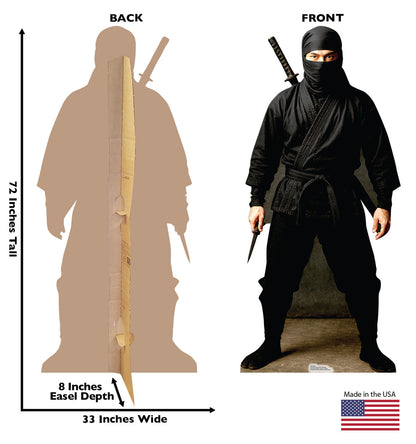 Life-Size Ninja Cardboard Cutout - All Cutouts