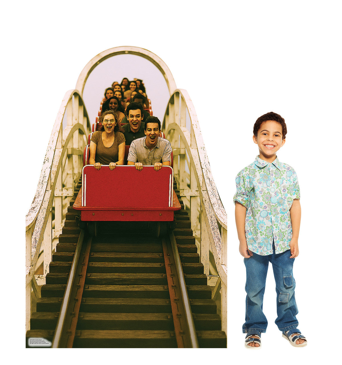 Life-Size Roller Coaster Classic Cardboard Cutout - All Cutouts