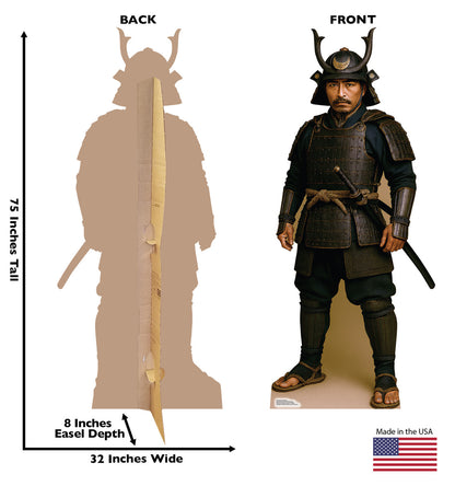 Life-Size Samurai Warrior Cardboard Cutout - All Cutouts