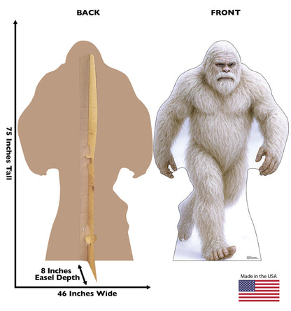 Life-Size Snow Yeti Cardboard Cutout - All Cutouts