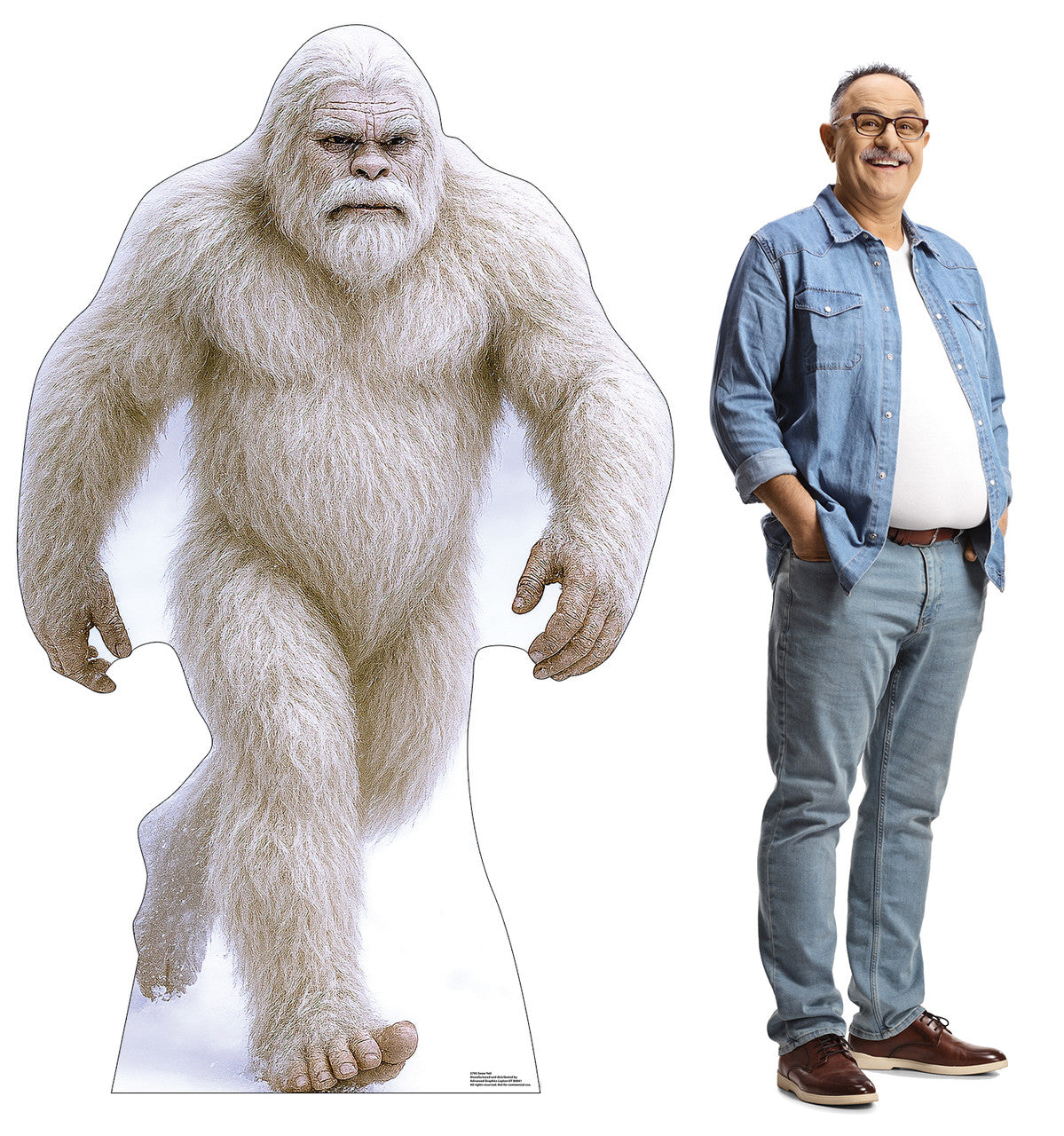 Life-Size Snow Yeti Cardboard Cutout - All Cutouts