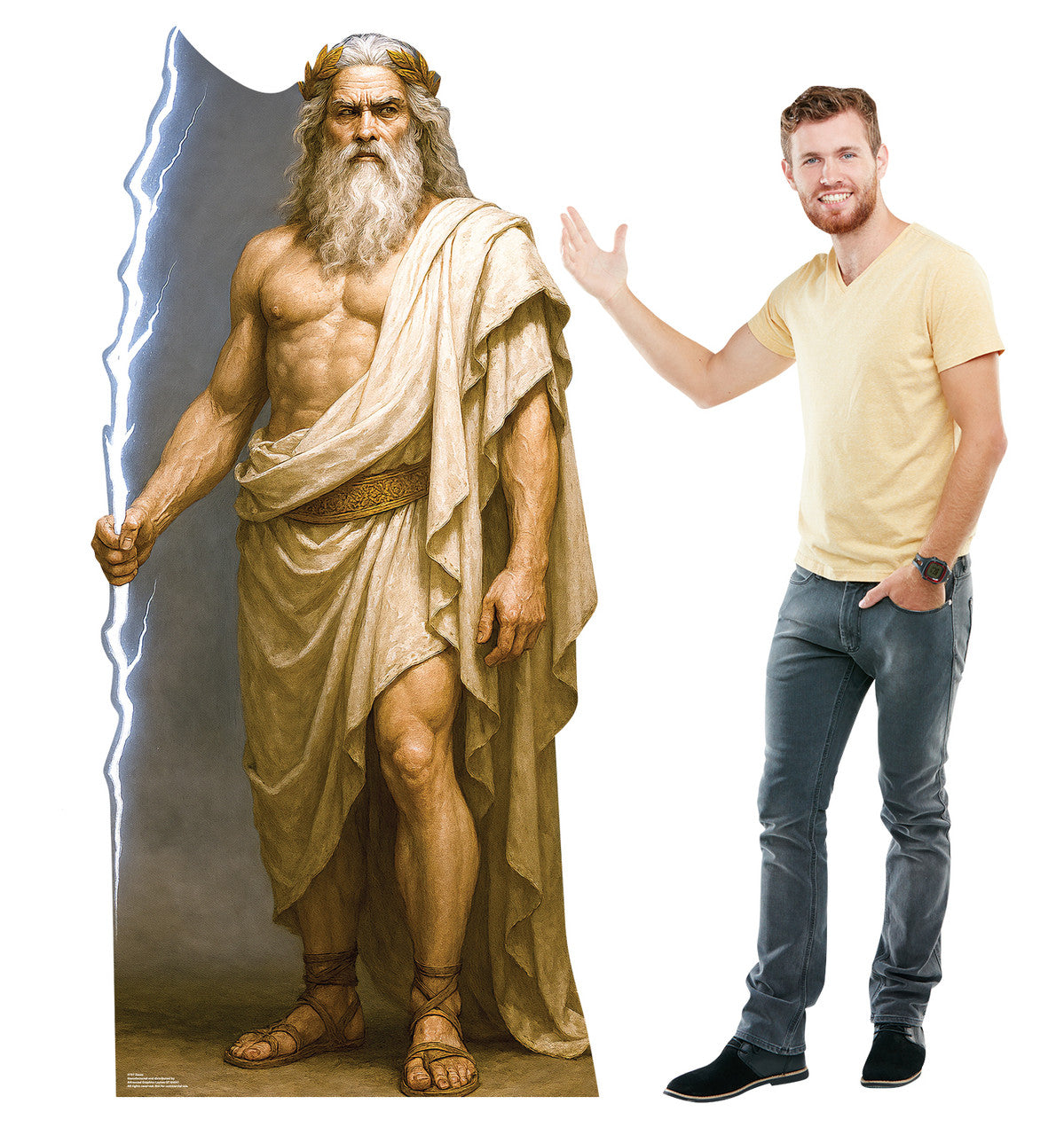 Life-Size Zeus Cardboard Cutout - All Cutouts