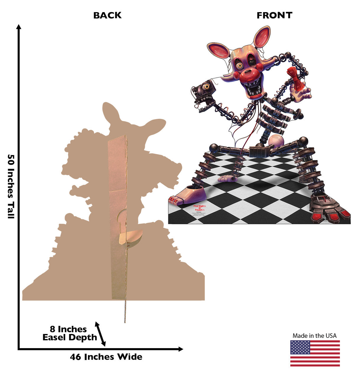 Life-Size Mangle (Five Nights at Freddy’s) Cardboard Cutout - All Cutouts