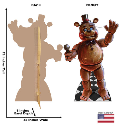 Life-Size Toy Freddy (Five Nights at Freddy’s) Cardboard Cutout - All Cutouts