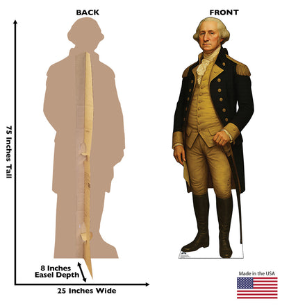 Life-Size General George Washington Cardboard Cutout - All Cutouts