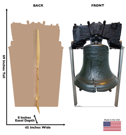 Life-Size Liberty Bell 250th Anniversary Cardboard Cutout - All Cutouts