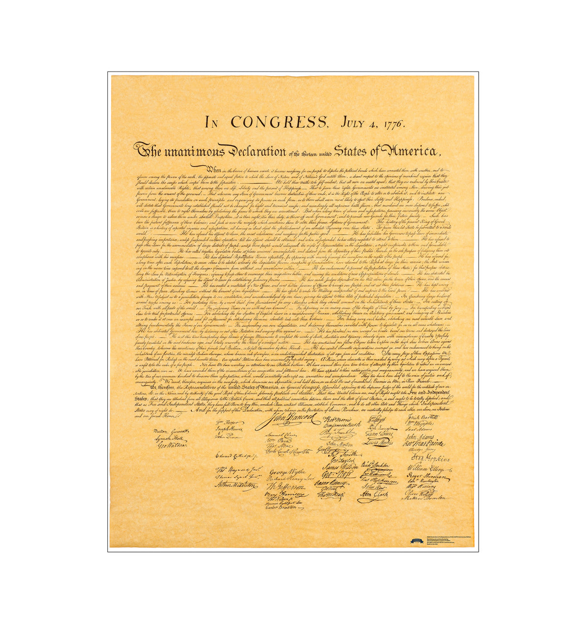 Life-Size Declaration of Independence USA 250th Anniversary Edition Cardboard Cutout - All Cutouts