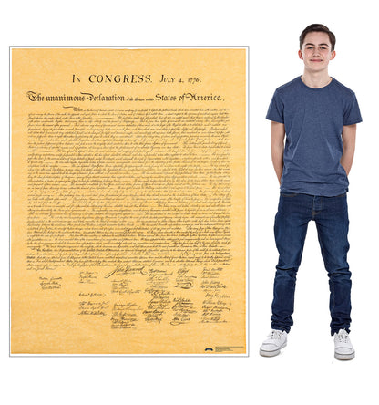 Life-Size Declaration of Independence USA 250th Anniversary Edition Cardboard Cutout - All Cutouts