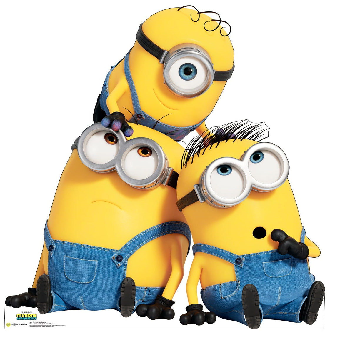Life-Size Ed Henry and James Minions & Monsters Movie Cardboard Cutout - All Cutouts
