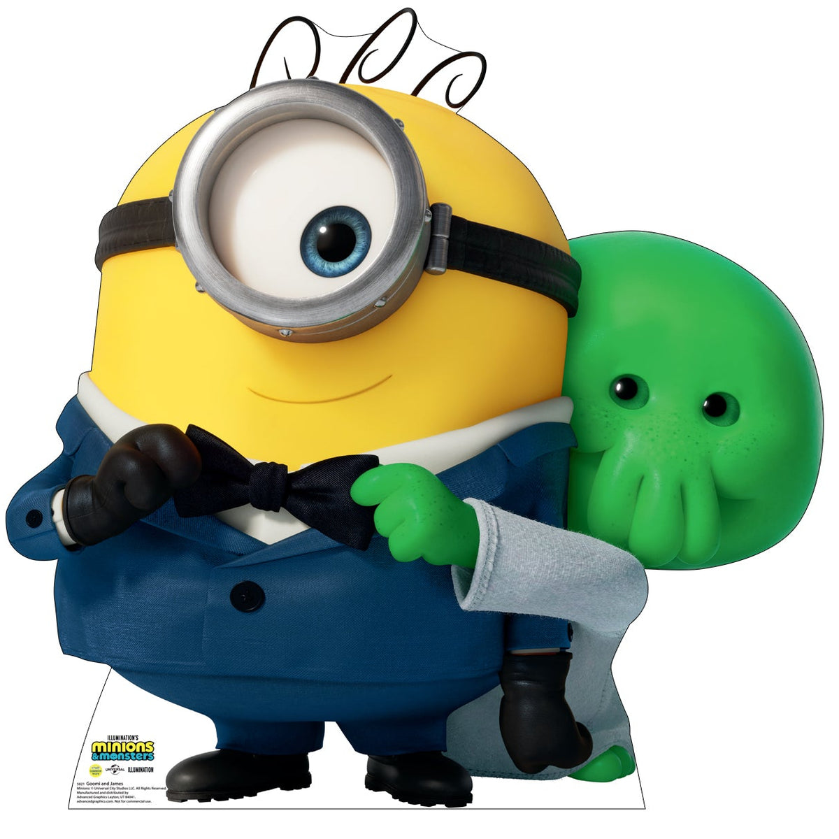 Life-Size Goomi and James Minions & Monsters Movie Cardboard Cutout - All Cutouts