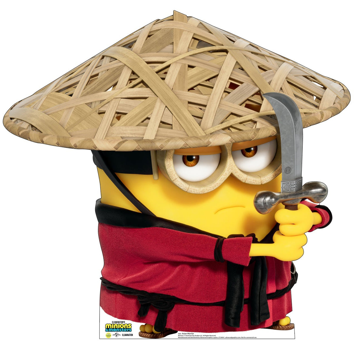 Life-Size Asian Warrior Minions & Monsters Movie Cardboard Cutout - All Cutouts
