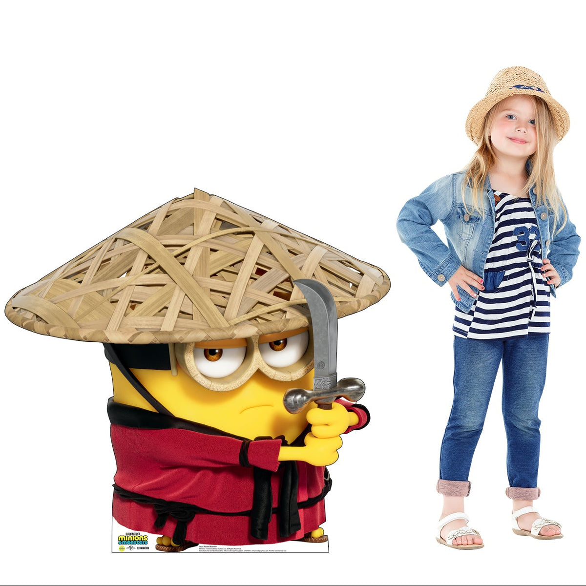 Life-Size Asian Warrior Minions & Monsters Movie Cardboard Cutout - All Cutouts