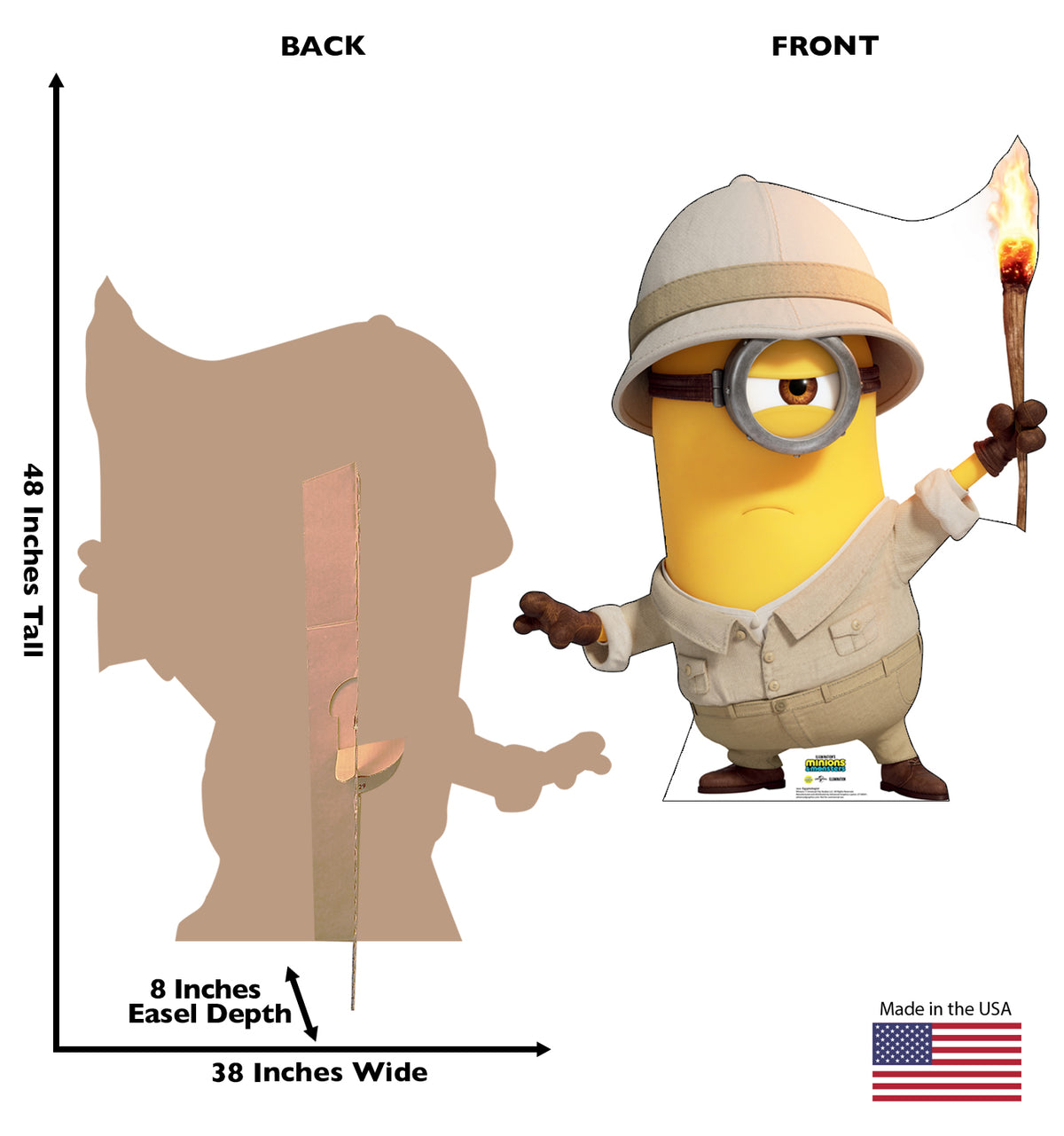 Life-Size Egyptologist Minions & Monsters Movie Cardboard Cutout - All Cutouts